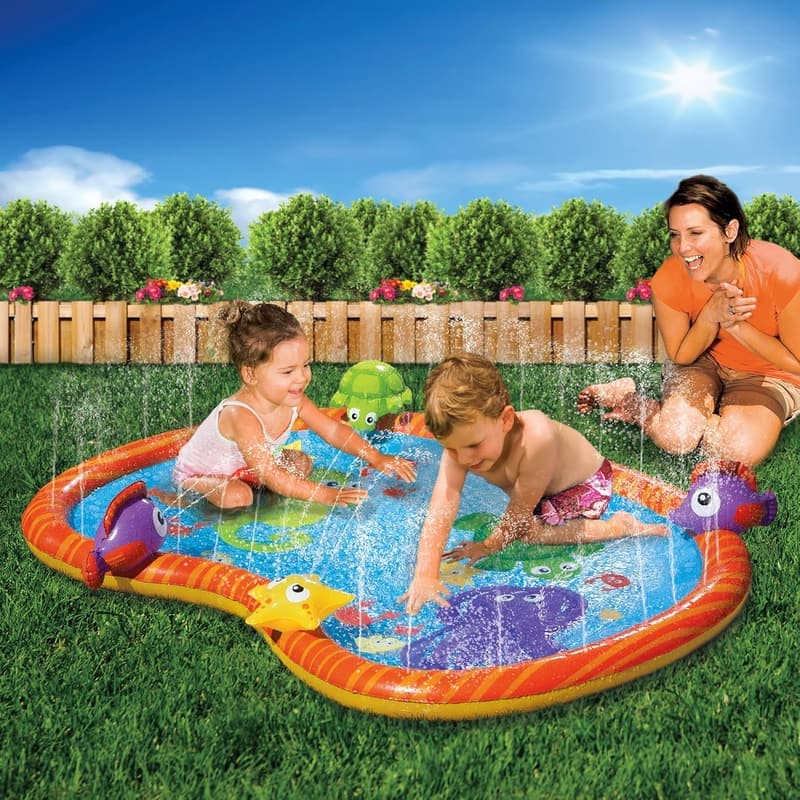 Sprinkle Friends Water Play Mat - 58 Inch