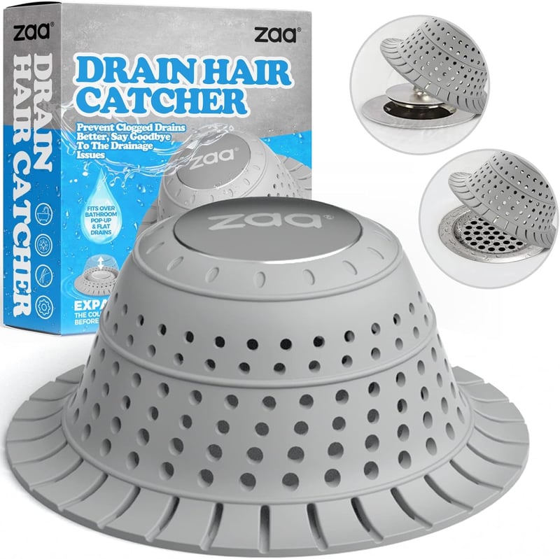 Premium Silicone Hair Catcher for Bathtub & Shower
