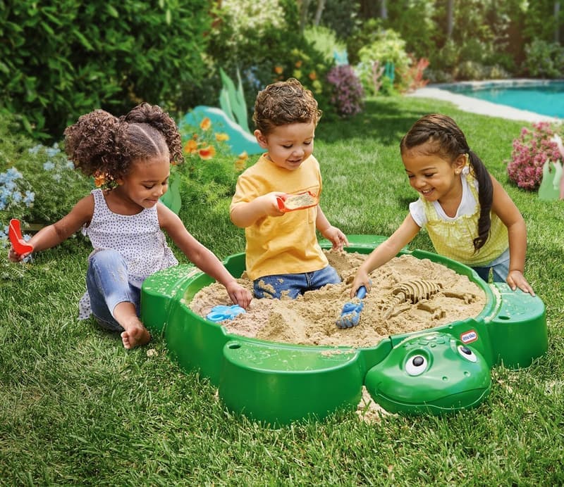 Children's Turtle Sandbox for Ages 1-6