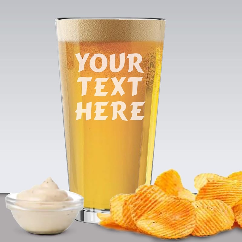 Personalized 16oz Engraved Beer Mug for Special Occasions