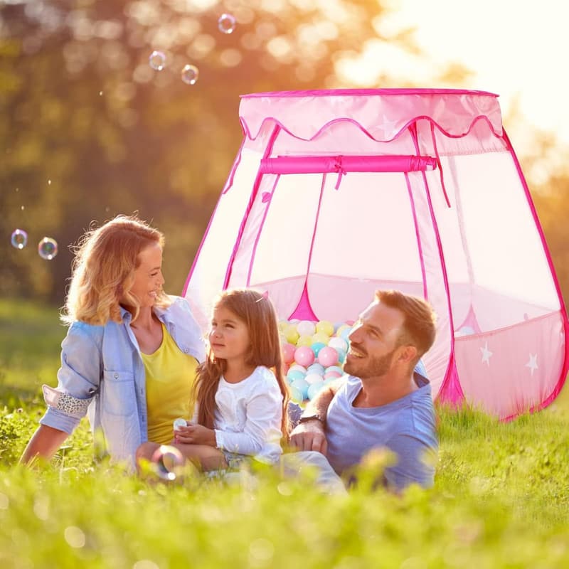 Colorful Star Light Pop-Up Tent for Kids' Birthdays