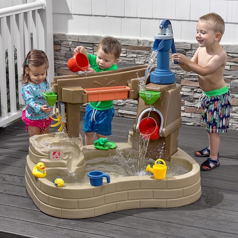 Kids Water Table with 10 Accessories for Summer Play