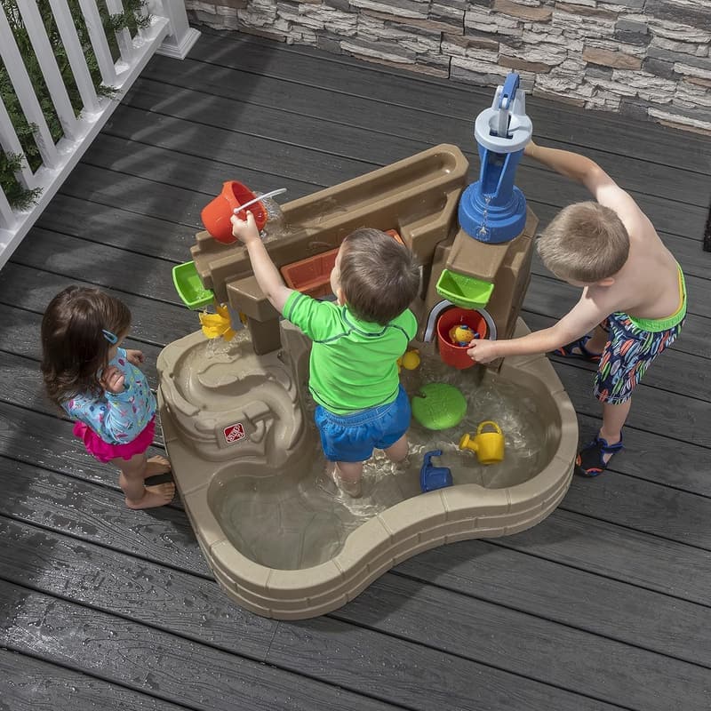 Kids Water Table with 10 Accessories for Summer Play