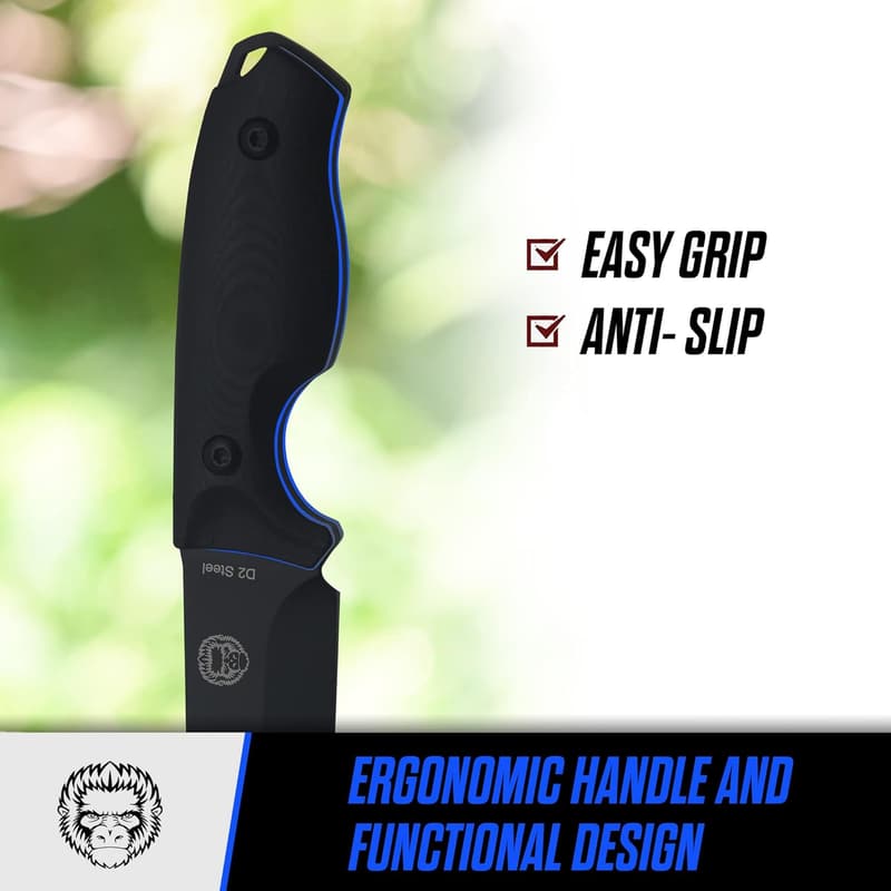 Gorilla Survival Baby Fixed Blade Knife with Kydex Sheath