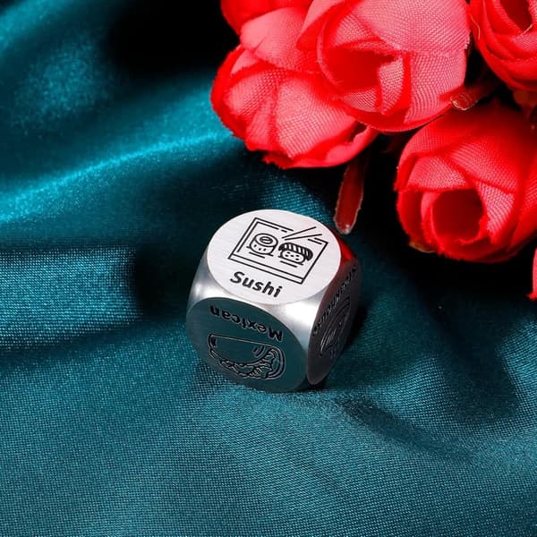 Couple Food Decision Dice for Date Night and Anniversaries