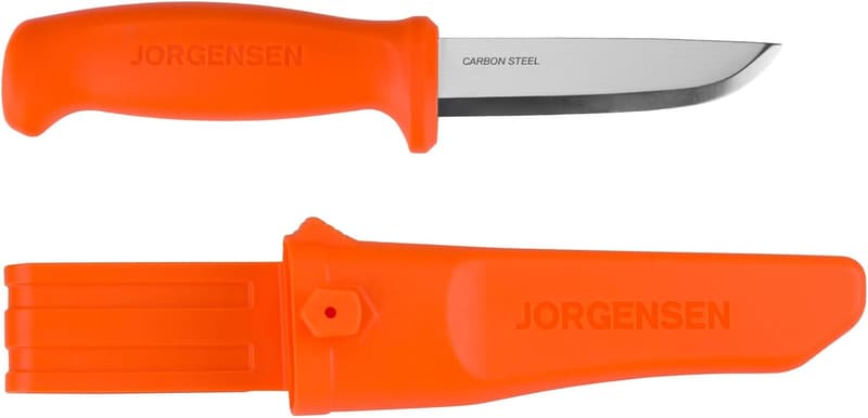 Outdoor Bushcraft Knife with Sheath, SK5 Carbon Steel Blade