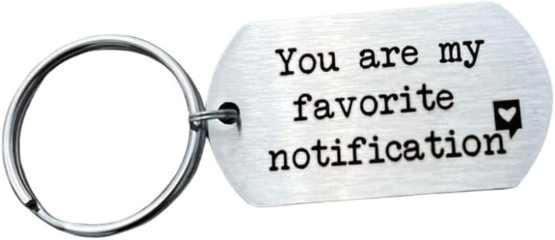 Long Distance Relationship Keychain Gift for Him