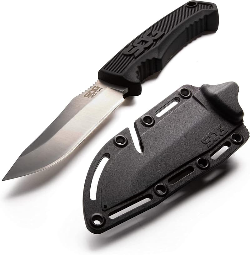 Tactical 4-Inch Fixed Blade Survival Knife with Sheath