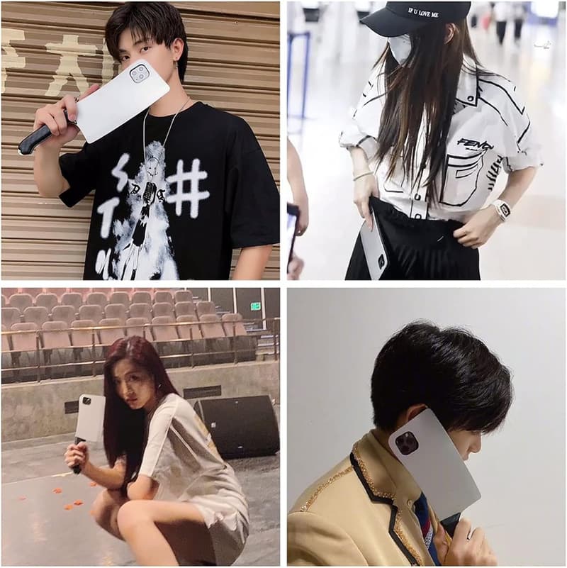 Cute Kitchen Knife Silicone Phone Case for iPhone 13 - White