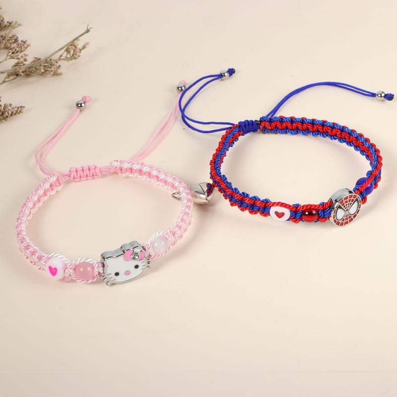 Matching Heart Friendship Bracelet for Couples & Best Friends