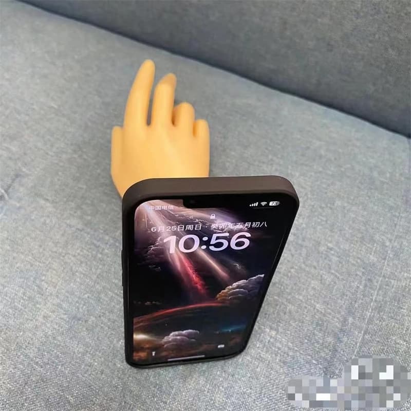 Funny 3D Foot Silicone Phone Case for iPhone 11-14 Pro Max