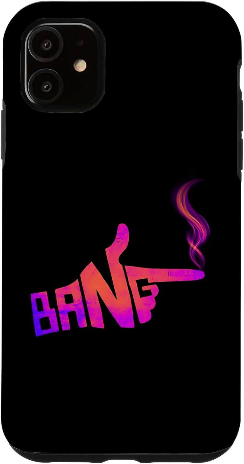 Colorful Finger Gun Case for iPhone 11