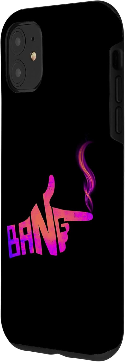 Colorful Finger Gun Case for iPhone 11