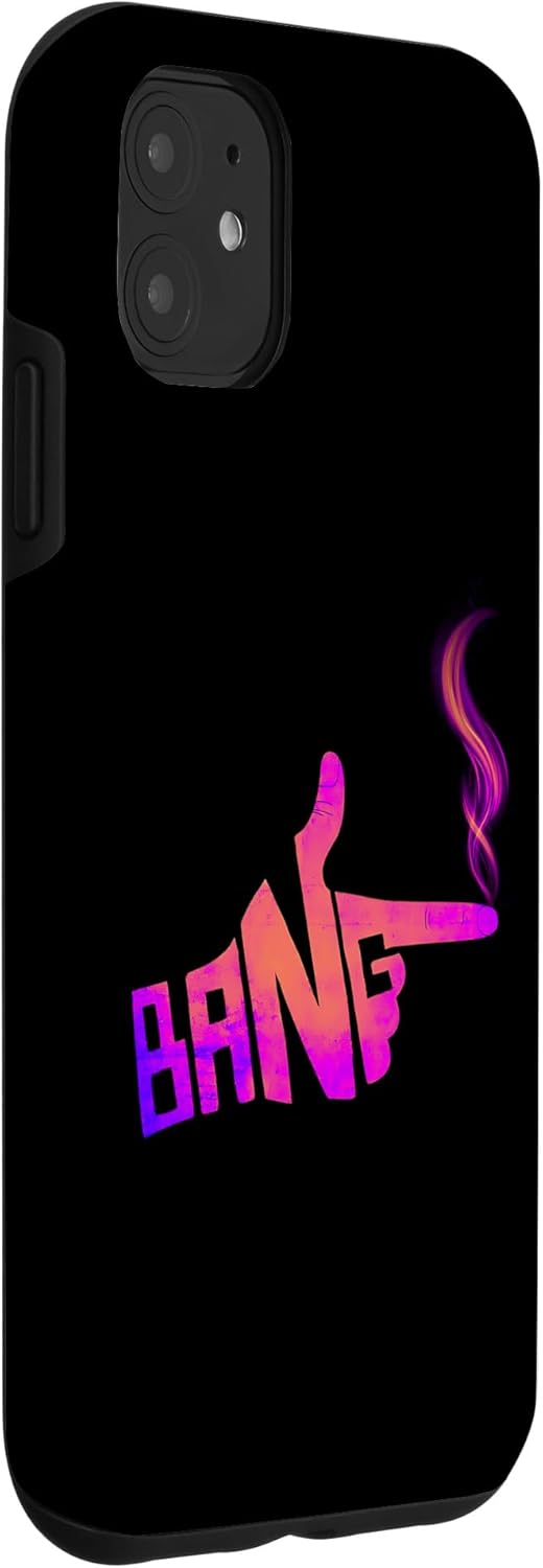 Colorful Finger Gun Case for iPhone 11