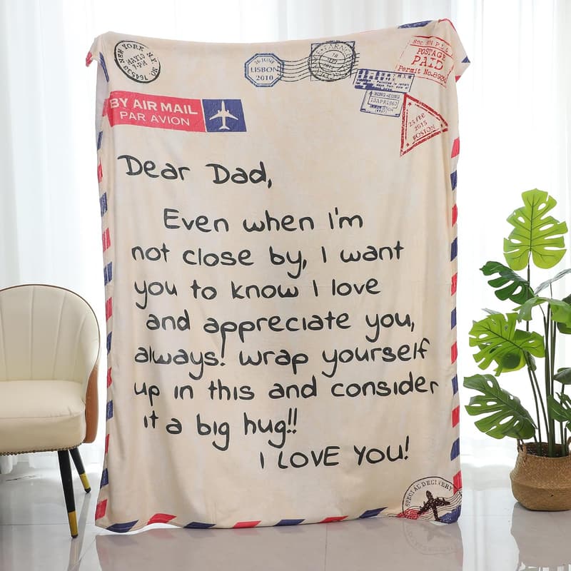 Father's Day Throw Blanket Gift for Dad - 55