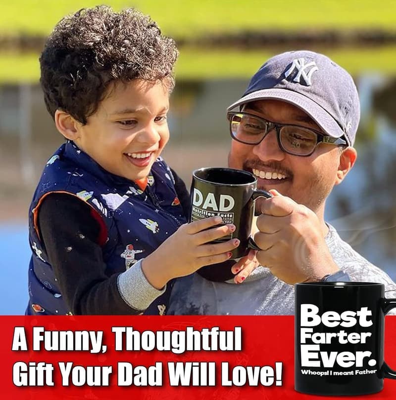Funny Color Changing Mug for Father's Day - 12oz Gift for Dad