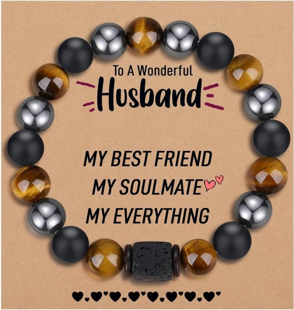 Men's Natural Stone Bracelets - Perfect Gift for Any Occasion