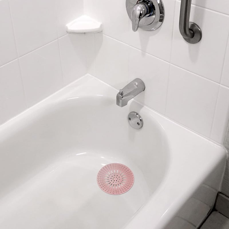 Flexible TPR Drain Strainers for Shower & Sink - 5 Pack