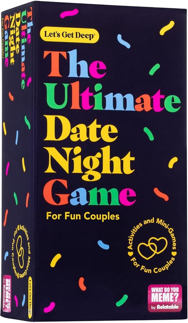 Date Night Game for Couples - 300 Cards & Spinner