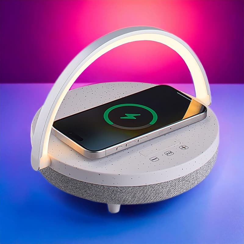 6-in-1 Touch Bedside Lamp & Wireless Charger for Her
