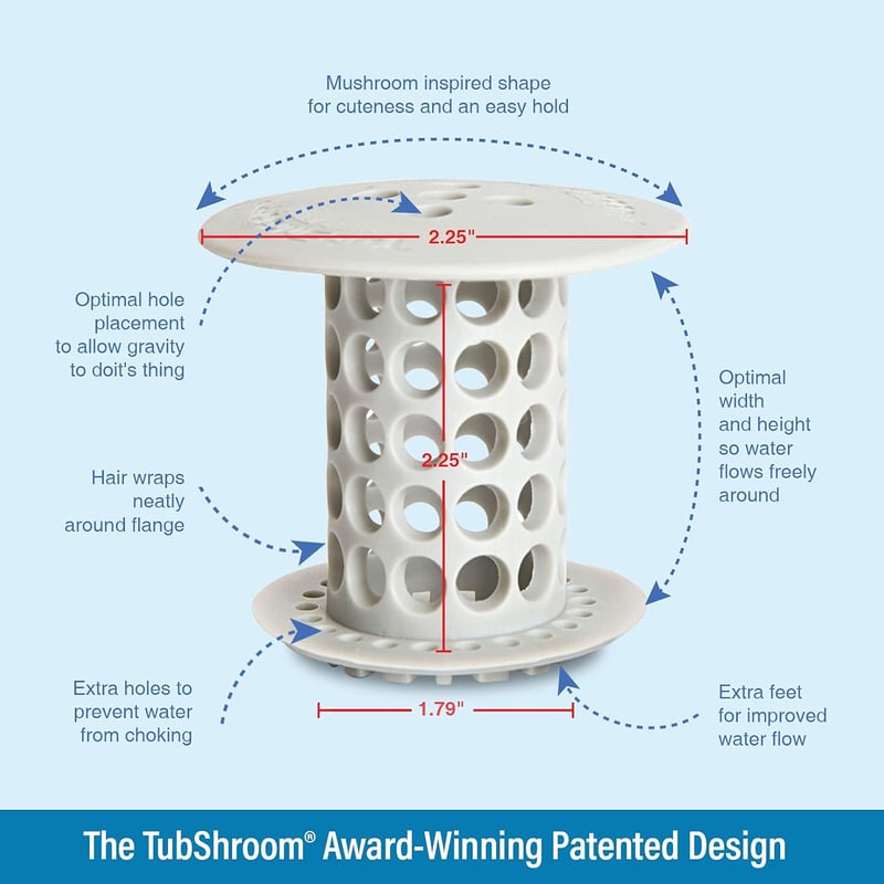 TubShroom Hair Catcher for 1.5