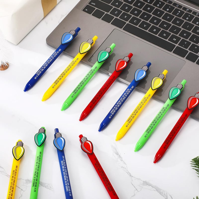 Christmas Gifts: 48-Pack Appreciation Ballpoint Pens for Coworkers