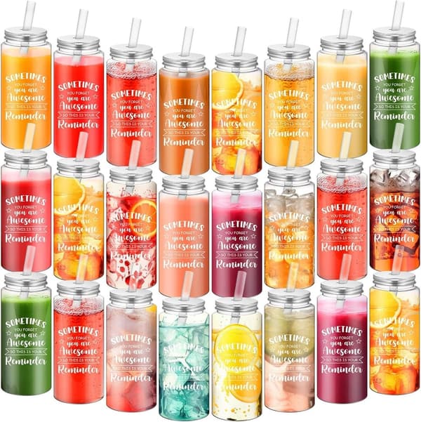 CNA Appreciation Gifts: 24 Inspirational Tumblers with Lids