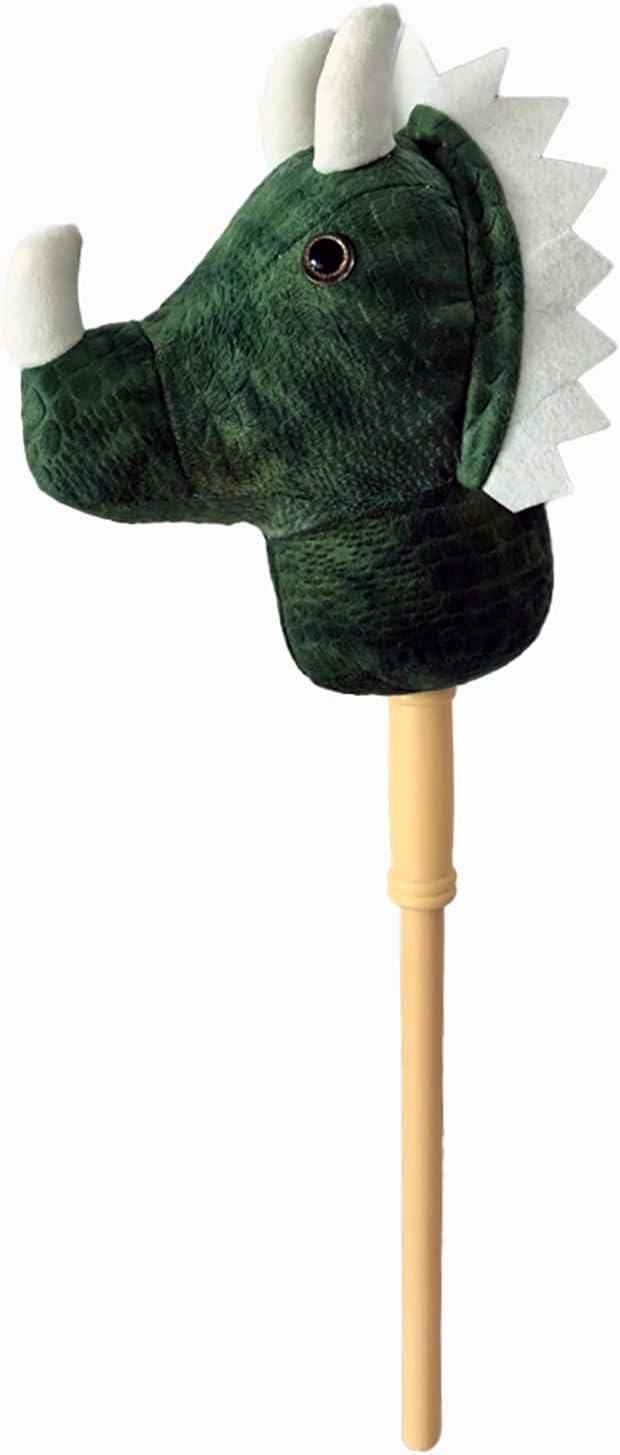 Kids' Green Dinosaur Music Stick - Plush Animal for Pretend Play