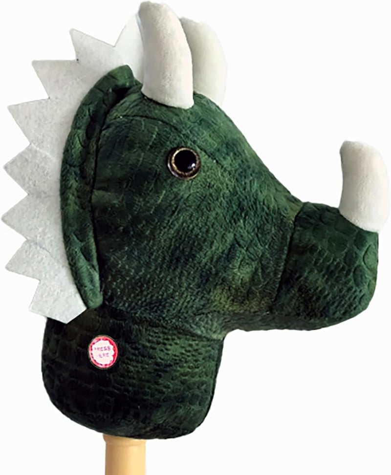 Kids' Green Dinosaur Music Stick - Plush Animal for Pretend Play