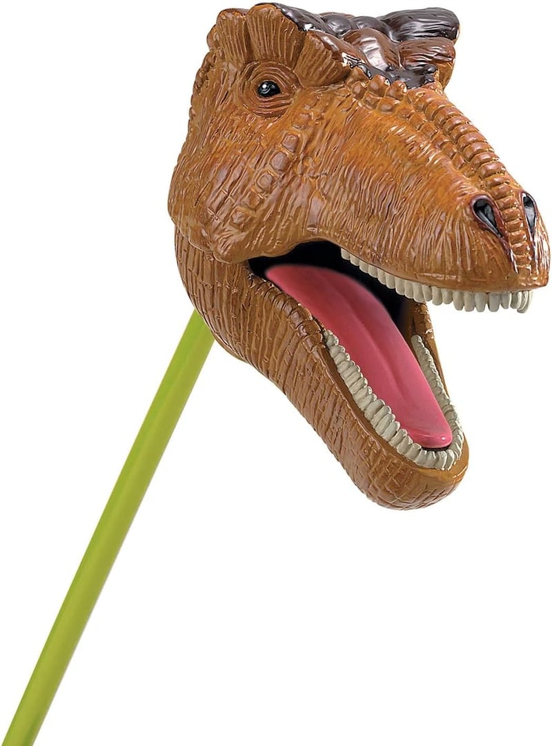 Brown T-Rex Snapper Dinosaur Grabber Toy for Kids 3+