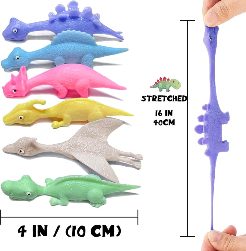 Dinosaur Finger Toys - 12pcs Party Favors for Kids