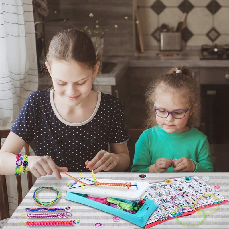 Girls' Friendship Bracelet Making Kit - Arts & Crafts Gift