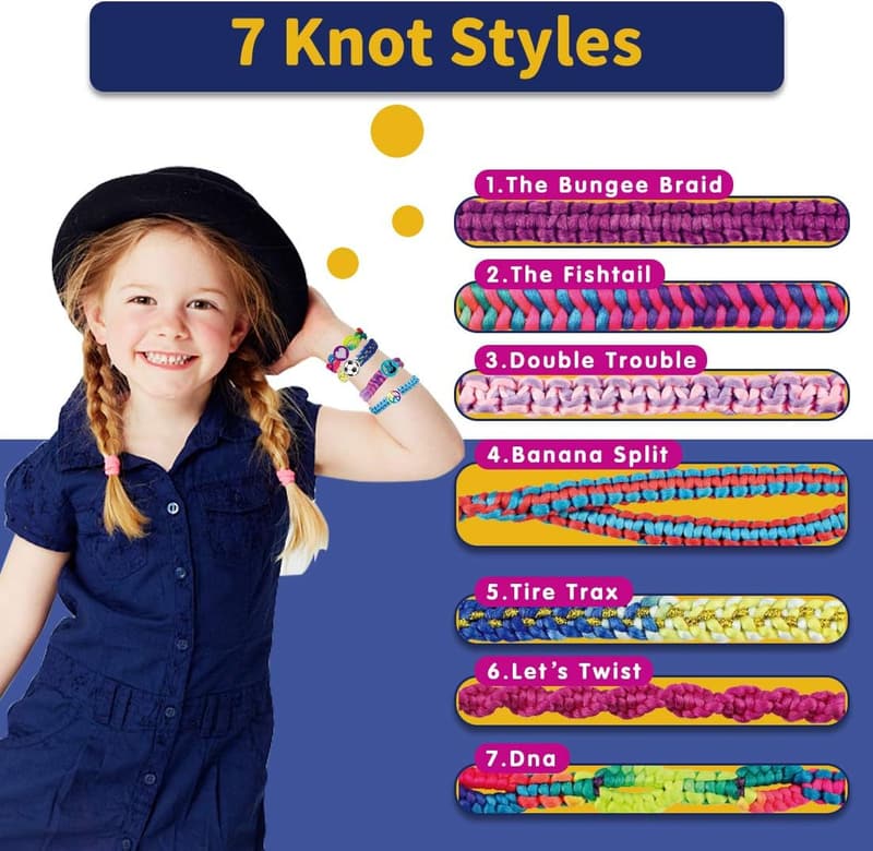 Girls' Friendship Bracelet Making Kit - Arts & Crafts Gift