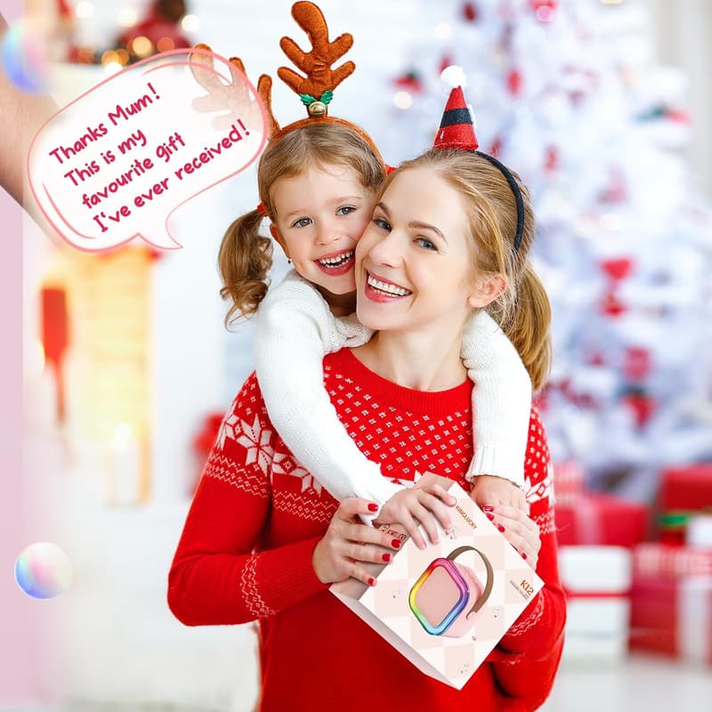 Kids Mini Karaoke Machine with Wireless Mic - Ideal Birthday Gift