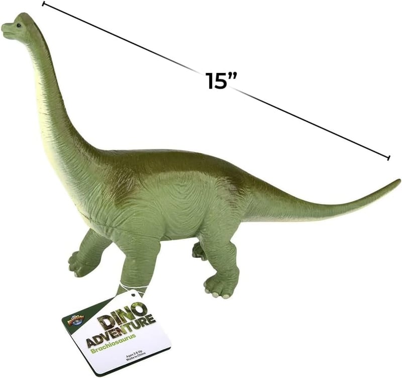Large 15-Inch Soft Touch Brachiosaurus Plush Toy