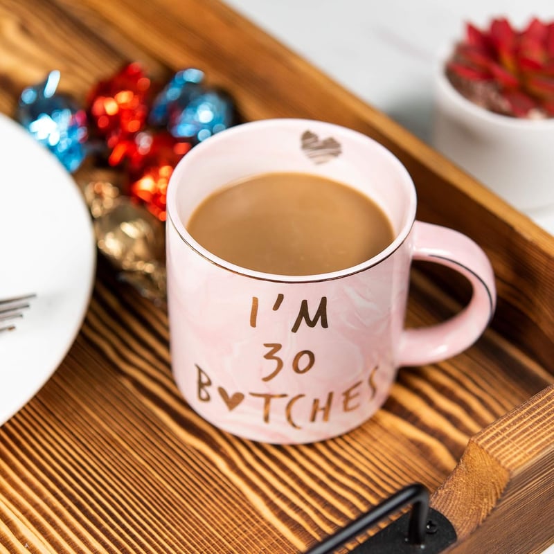 30th Birthday Ceramic Coffee Cup Gift for Women