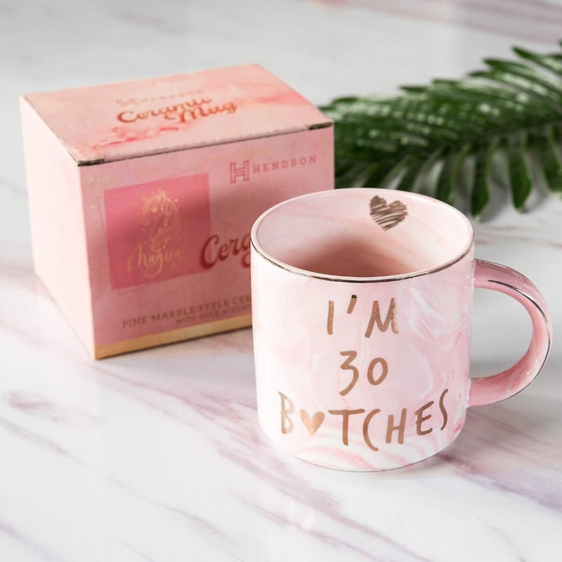 30th Birthday Ceramic Coffee Cup Gift for Women