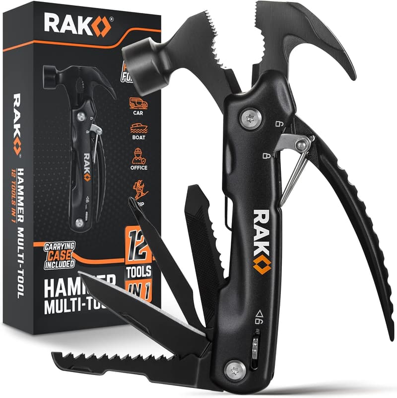 Multitool Backpacking Gadget for Men - Unique Birthday Gift