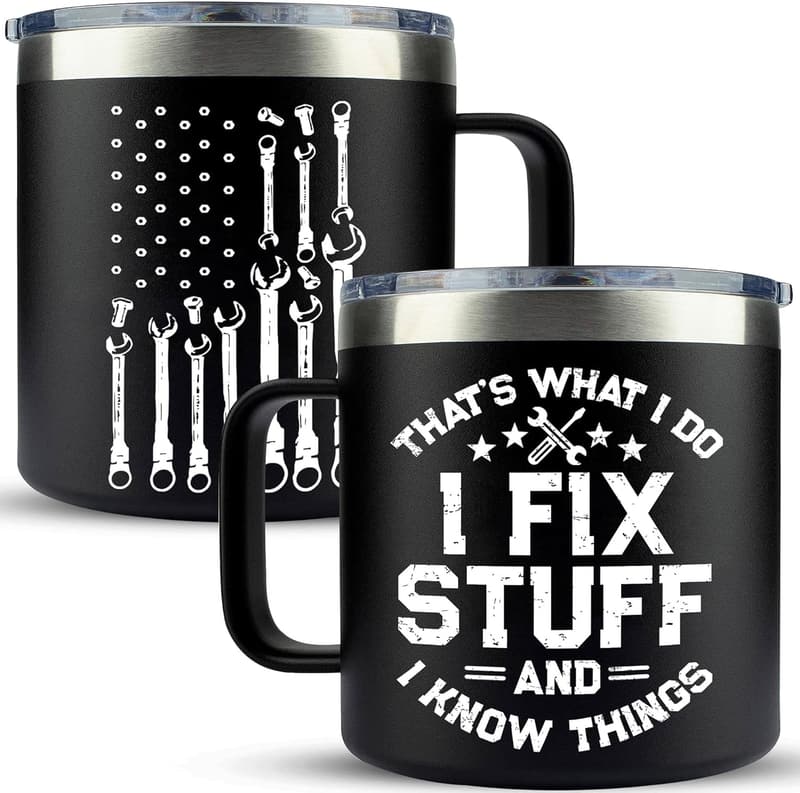 Father's Day 14 oz Mug for Dad and Grandpa