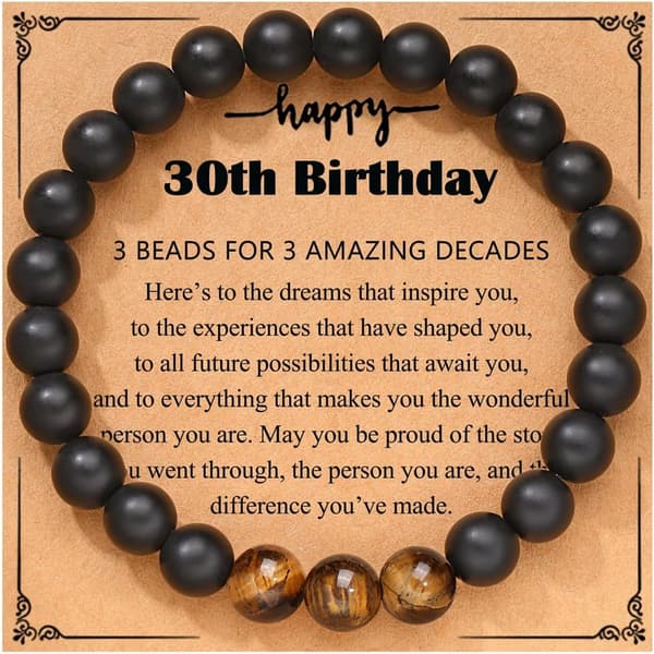 Men's Elastic Rope Bracelet - Perfect Birthday Gift for Him