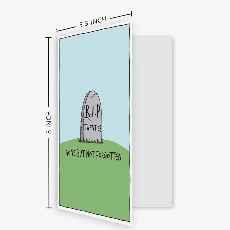 30th Birthday Card for Him/Her - Sarcastic Humor