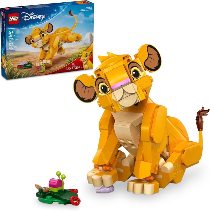 LEGO Disney Simba Buildable Toy for Kids Ages 6+