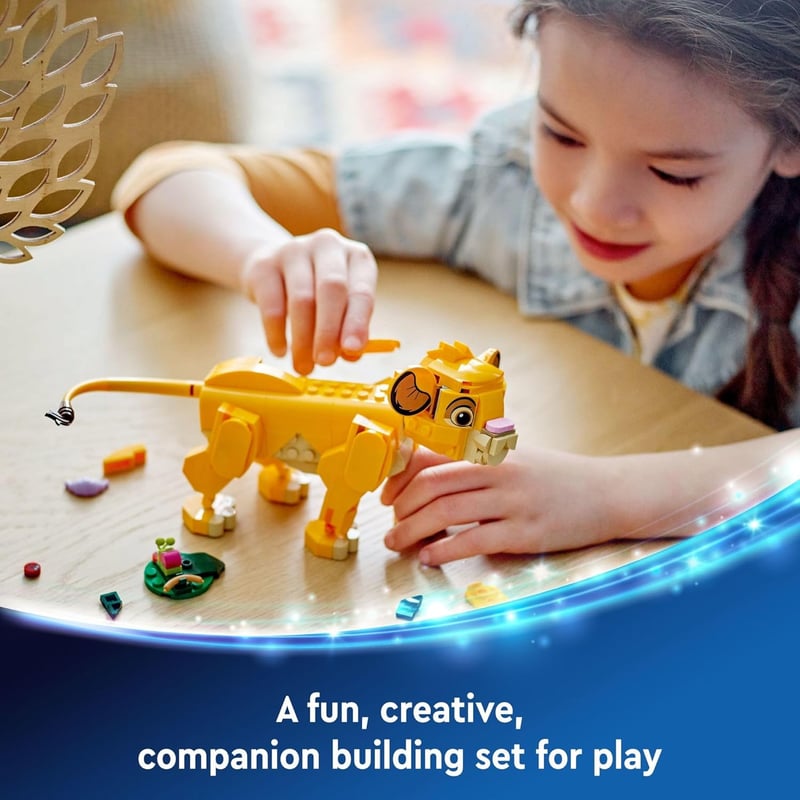 LEGO Disney Simba Buildable Toy for Kids Ages 6+