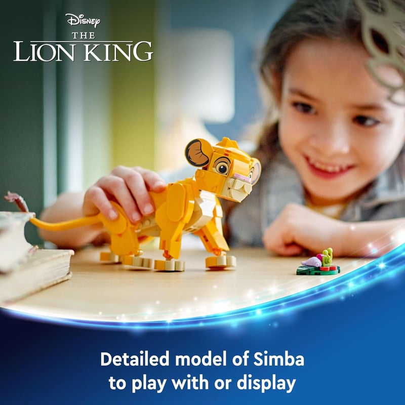 LEGO Disney Simba Buildable Toy for Kids Ages 6+