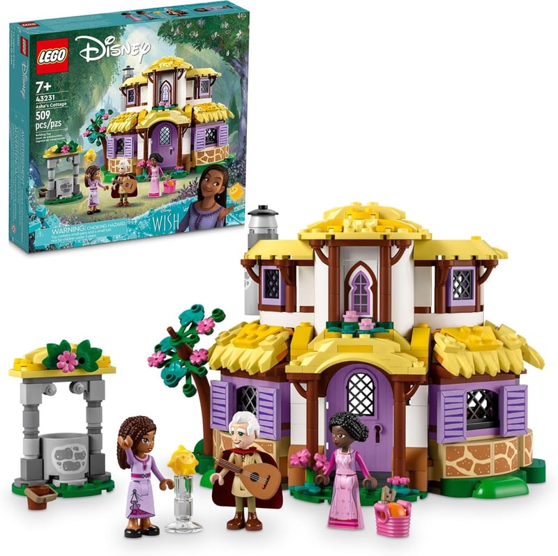 LEGO Disney Wish Asha’s Cottage Building Set for Kids 7+