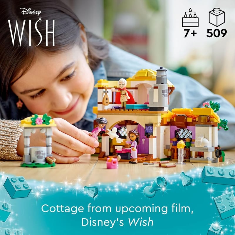 LEGO Disney Wish Asha’s Cottage Building Set for Kids 7+