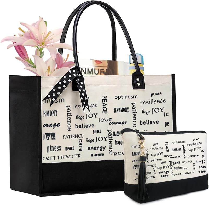 Personalized Embroidered Tote Bag for Women