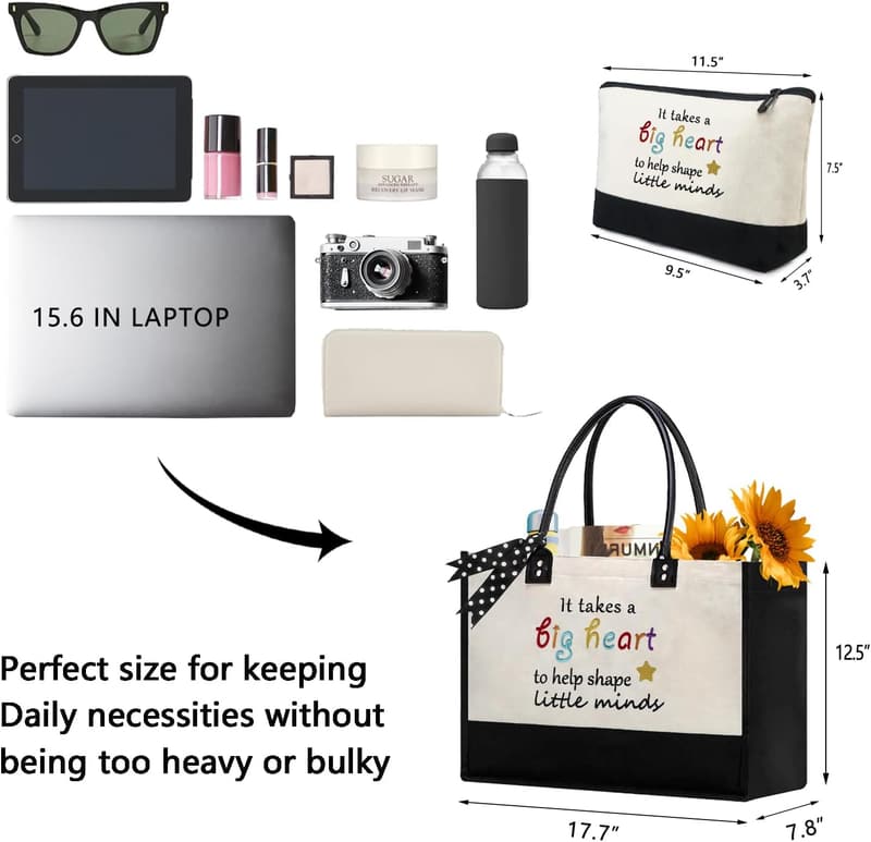 Personalized Embroidered Tote Bag for Women