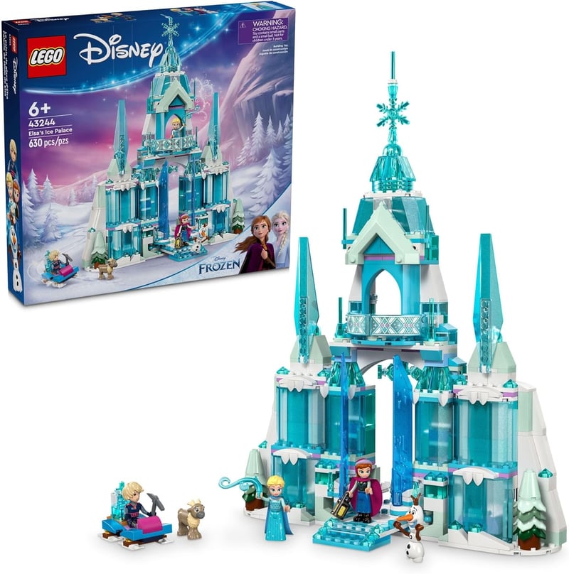 LEGO Disney Frozen Elsa's Ice Palace Building Set with Mini-Dolls