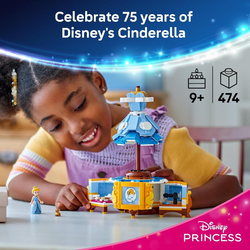 LEGO Disney Princess Cinderella Dress Building Toy for Kids